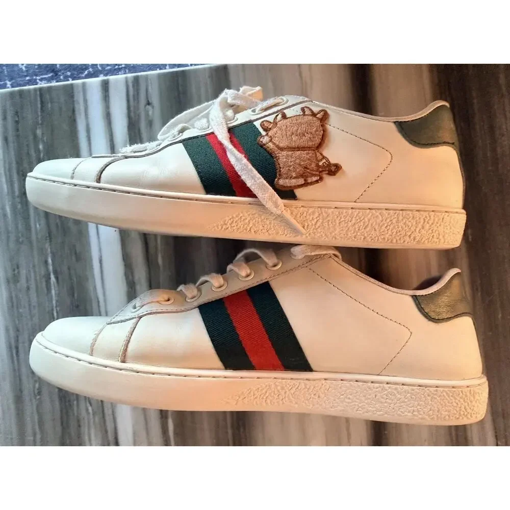 Gucci X Doraemon Women’s or Men's low top Ace Sneaker euro size 38 usa Unisex